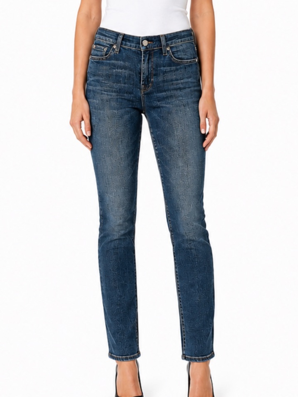 7 For All Mankind “Roxanne” Slim Fit Dark Wash Jeans Sz27 - Excellent Condition